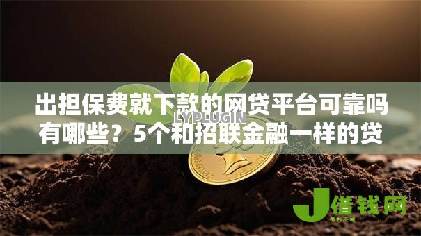 出担保费就下款的网贷平台可靠吗有哪些？5个和招联金融一样的贷款平台推荐给你