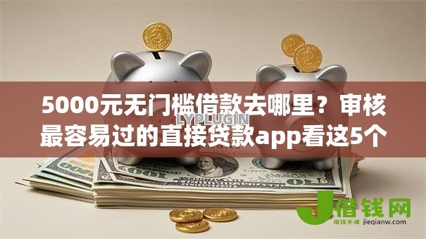 5000元无门槛借款去哪里？审核最容易过的直接贷款app看这5个平台