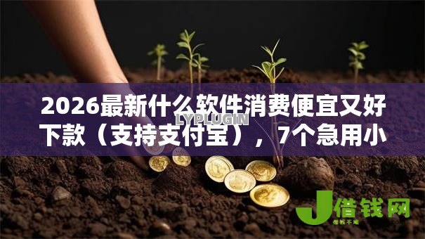 2026最新什么软件消费便宜又好下款（支持支付宝），7个急用小钱不求征信流水轻松贷的平台无私分享