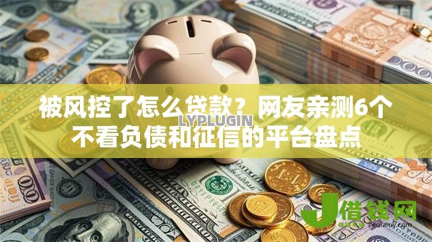 被风控了怎么贷款？网友亲测6个不看负债和征信的平台盘点