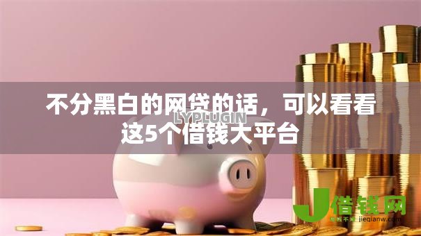 不分黑白的网贷的话,可以看看这5个借钱大平台 不分黑白的网贷的话,可以看看这5个借钱大平台