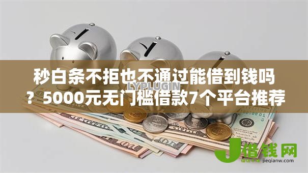 秒白条不拒也不通过能借到钱吗？5000元无门槛借款7个平台推荐