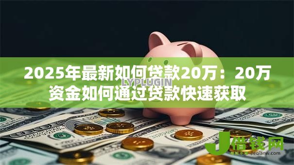 2025年最新如何贷款20万：20万资金如何通过贷款快速获取