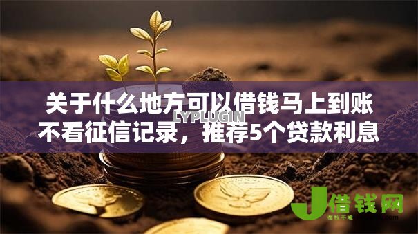 关于什么地方可以借钱马上到账不看征信记录,推荐5个贷款利息低的平台正规给你 关于什么地方可以借钱马上到账不看征信记录,推荐5个贷款利息低的平台正规给你