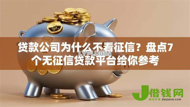 贷款公司为什么不看征信？盘点7个无征信贷款平台给你参考