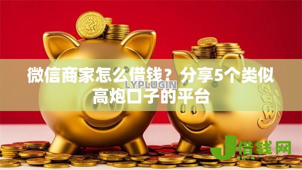 微信商家怎么借钱？分享5个类似高炮口子的平台