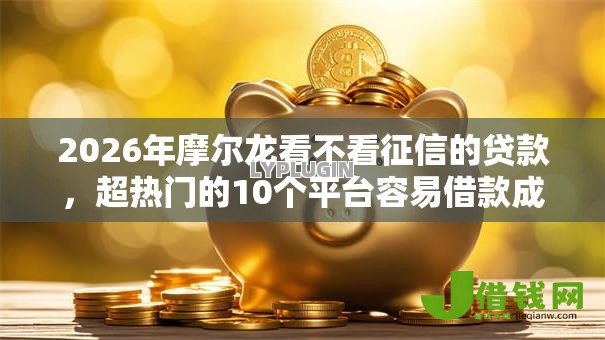 2026年摩尔龙看不看征信的贷款，超热门的10个平台容易借款成功推荐