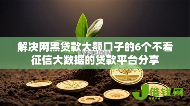 解决网黑贷款大额口子的6个不看征信大数据的贷款平台分享 解决网黑贷款大额口子的6个不看征信大数据的贷款平台分享