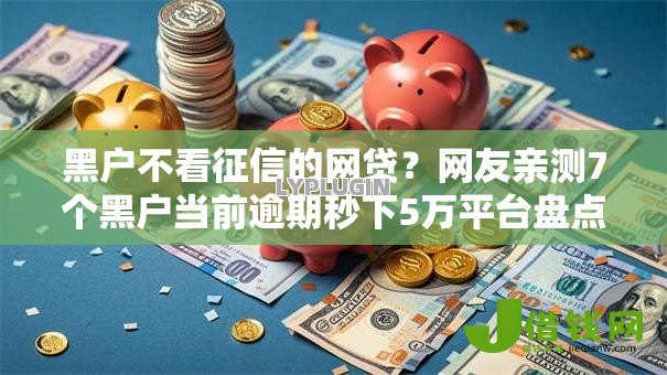 黑户不看征信的网贷？网友亲测7个黑户当前逾期秒下5万平台盘点
