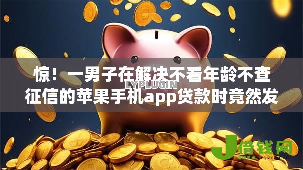 惊！一男子在解决不看年龄不查征信的苹果手机app贷款时竟然发现5个网上贷款平台好，事后分享了出来