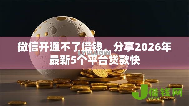 微信开通不了借钱，分享2026年最新5个平台贷款快