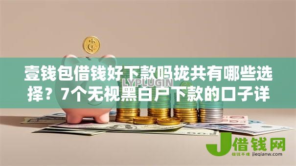 壹钱包借钱好下款吗拢共有哪些选择？7个无视黑白户下款的口子详解