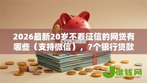 2026最新20岁不看征信的网贷有哪些（支持微信），7个银行贷款平台无私分享