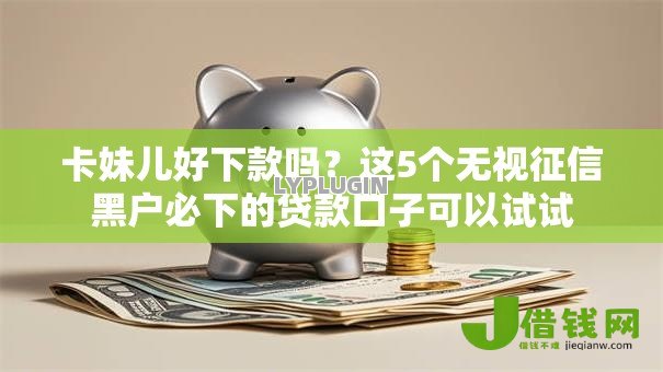 卡妹儿好下款吗？这5个无视征信黑户必下的贷款口子可以试试