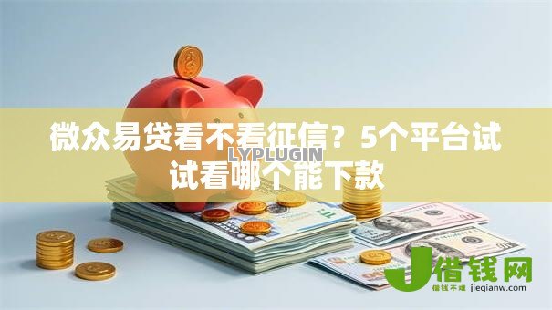 微众易贷看不看征信?5个平台试试看哪个能下款 微众易贷看不看征信?5个平台试试看哪个能下款