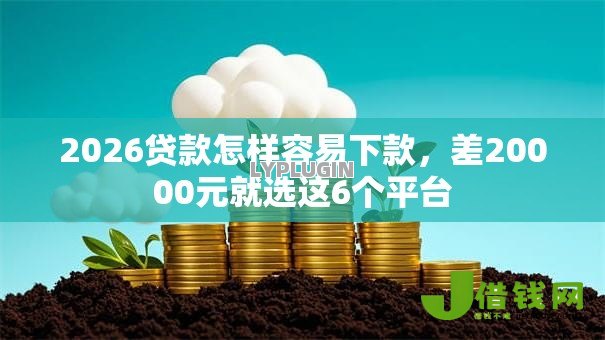 2026贷款怎样容易下款，差20000元就选这6个平台