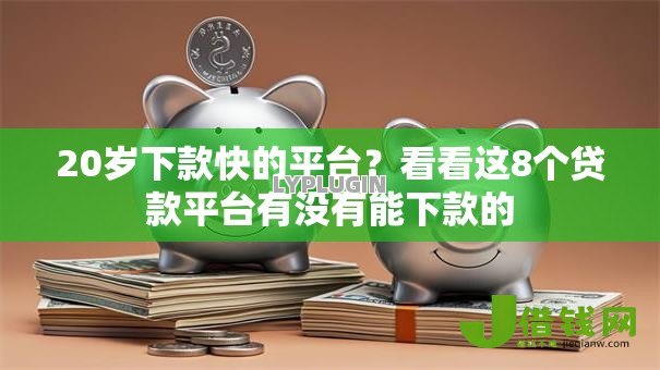 20岁下款快的平台？看看这8个贷款平台有没有能下款的
