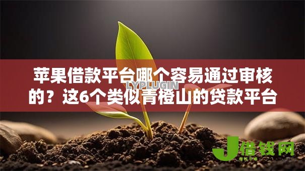 苹果借款平台哪个容易通过审核的？这6个类似青橙山的贷款平台值得一试