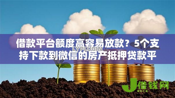 借款平台额度高容易放款?5个支持下款到微信的房产抵押贷款平台 借款平台额度高容易放款?5个支持下款到微信的房产抵押贷款平台