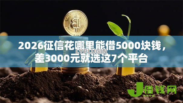 2026征信花哪里能借5000块钱，差3000元就选这7个平台