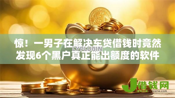惊！一男子在解决车贷借钱时竟然发现6个黑户真正能出额度的软件，事后分享了出来