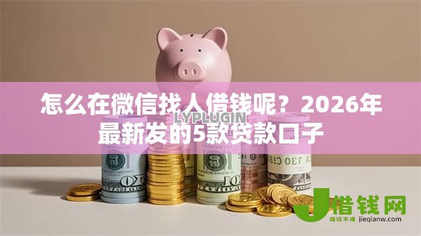 怎么在微信找人借钱呢？2026年最新发的5款贷款口子