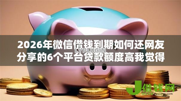 2026年微信借钱到期如何还网友分享的6个平台贷款额度高我觉得不错！