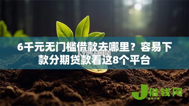 6千元无门槛借款去哪里？容易下款分期贷款看这8个平台