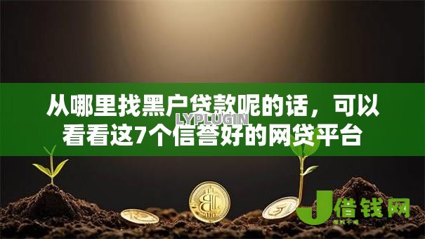 从哪里找黑户贷款呢的话，可以看看这7个信誉好的网贷平台