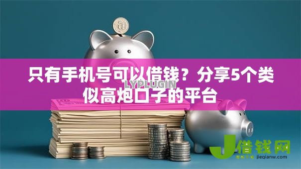 只有手机号可以借钱？分享5个类似高炮口子的平台