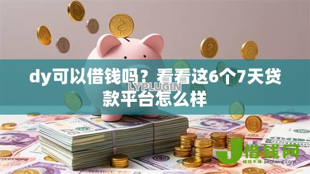dy可以借钱吗？看看这6个7天贷款平台怎么样