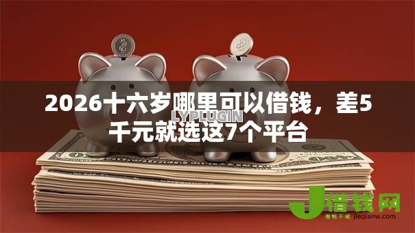 2026十六岁哪里可以借钱，差5千元就选这7个平台