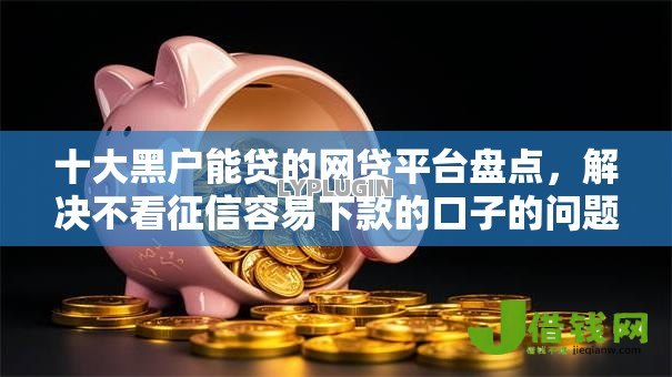 十大黑户能贷的网贷平台盘点，解决不看征信容易下款的口子的问题