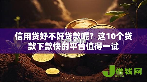 信用贷好不好贷款呢？这10个贷款下款快的平台值得一试