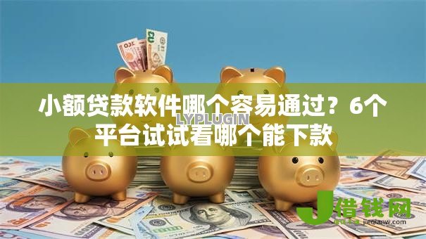 小额贷款软件哪个容易通过？6个平台试试看哪个能下款