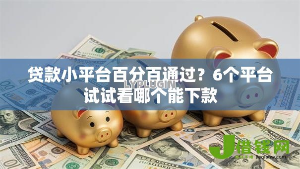 贷款小平台百分百通过？6个平台试试看哪个能下款