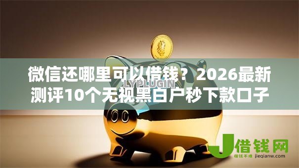 微信还哪里可以借钱？2026最新测评10个无视黑白户秒下款口子平台