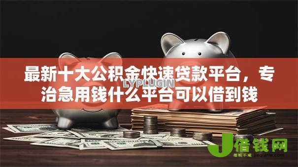 最新十大公积金快速贷款平台，专治急用钱什么平台可以借到钱