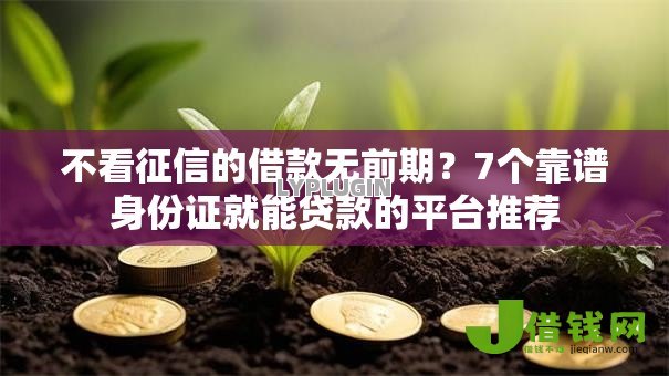 不看征信的借款无前期?7个靠谱身份证就能贷款的平台推荐 不看征信的借款无前期?7个靠谱身份证就能贷款的平台推荐