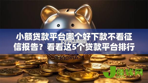 小额贷款平台哪个好下款不看征信报告？看看这5个贷款平台排行榜怎么样