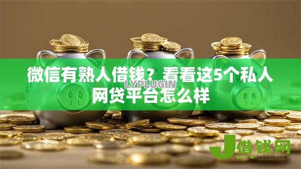 微信有熟人借钱?看看这5个私人网贷平台怎么样 微信有熟人借钱?看看这5个私人网贷平台怎么样