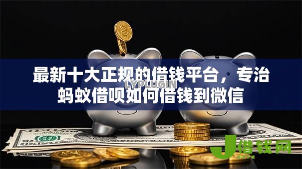 最新十大正规的借钱平台，专治蚂蚁借呗如何借钱到微信