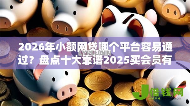 2026年小额网贷哪个平台容易通过？盘点十大靠谱2025买会员有额度的口子