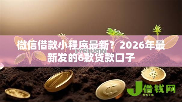 微信借款小程序最新？2026年最新发的6款贷款口子