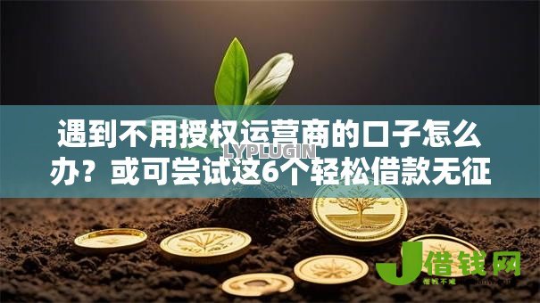 遇到不用授权运营商的口子怎么办？或可尝试这6个轻松借款无征信记录的平台