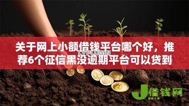 关于网上小额借钱平台哪个好，推荐6个征信黑没逾期平台可以贷到钱给你