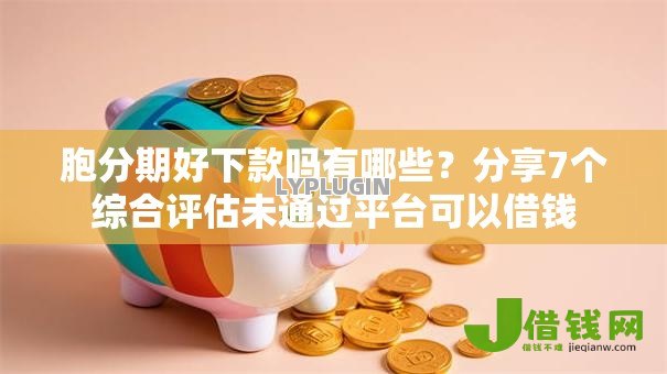 胞分期好下款吗有哪些？分享7个综合评估未通过平台可以借钱
