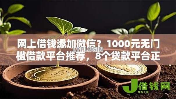 网上借钱添加微信?1000元无门槛借款平台推荐,8个贷款平台正规盘点 网上借钱添加微信?1000元无门槛借款平台推荐,8个贷款平台正规盘点
