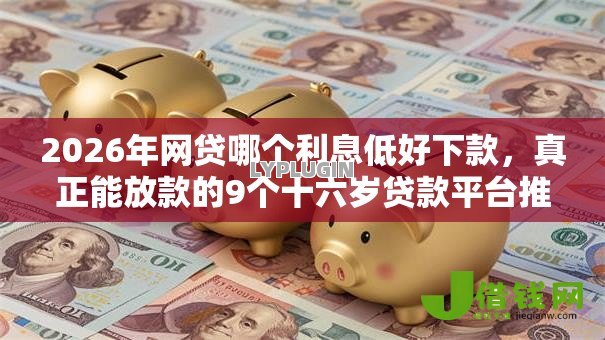 2026年网贷哪个利息低好下款,真正能放款的9个十六岁贷款平台推荐 2026年网贷哪个利息低好下款,真正能放款的9个十六岁贷款平台推荐