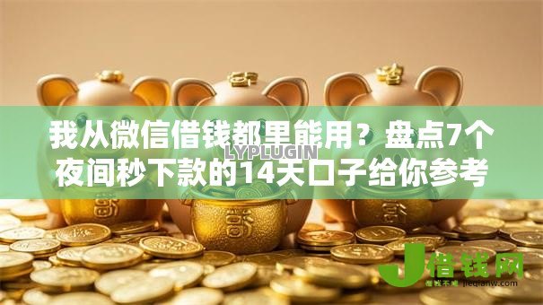 我从微信借钱都里能用?盘点7个夜间秒下款的14天口子给你参考 我从微信借钱都里能用?盘点7个夜间秒下款的14天口子给你参考